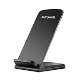 Kabellose Ladestation, Handy-Ladestation, Handy-Schreibtisch-Ständer, faltbares kabelloses Ladegerät, 15 W, tragbare, schnelle kabellose Ladestation für den Schreibtisch