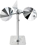 OFFO Taubenabwehr, Vogelabwehr Windspiel Specht Abwehr, 360° Reflexion, mit Aluminium-Basis, Vogelschreck Vogelabwehr, Specht Abwehr Fassade
