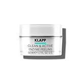KLAPP Cosmetics - Clean & Active - Enzyme Peeling - Tiefenreinigung auf enzymatischer Basis - für ein klares, frisches Aussehen - für jeden Hauttyp geeignet - 50 ml