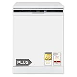 Exquisit PLUS Geschirrspüler 60 cm, 12 Maßgedecke, Unterbaufähig, Automatischer Türöffnung, Startzeitvorwahl, 11 Liter, GSP56312-030D weiss