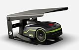 SUNTEK Garage für Mähroboter SRM2060 - Schutz vor Wind Regen Laub und Sonneinstrahlung - Einfache Montage und Wetterfester Schutz
