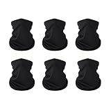 XINGNA 6 Stück Multifunktionstuch Schlauchschal, Winddicht Winter Loop Schal Herren & Damen Ski Maske Warmer Scarf, Neckwarmer Halstuch Herren für Outdoor Skifahren Motorrad Laufen Radfahren