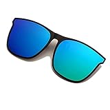 Long Keeper Polarisierte Sonnenbrille Clip für Brillenträger - Sonnenbrille Zum Aufstecken Polarisiert, Sonnenbrillen Aufsatz Brille Damen Herren