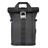 Besnfoto Kamerarucksack Wasserdicht, Fototasche Kameratasche für DSLR SLR spiegellose Kamera mit Laptopfach Stativhalter große Kapazität für Wandern Reisen Herren