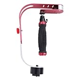 VILLCASE 1Stück Handkamerastabilisator Bogenstabilisator Für DSLR Dv Videokamera Rot Für Sanfte Aufnahmen Aus Niedrigen Winkeln Zubehör Für Fotografie
