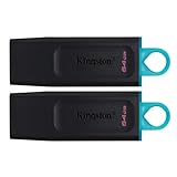 Kingston DataTraveler Exodia DTX/64GB-2P USB-Stick 3.2 Gen 1 - mit Schutzkappe und Schlüsselring in mehreren Farben
