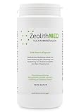 Zeolith MED Kapseln, ultrafeines 9µm Pulver, laboranalysiert, extern geprüft, von Experten empfohlen, 100% reines Zeolith-Klinoptilolith, Vulkanmineralien (200 Stück (1er Pack))