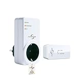 PROTECTOR Wireless Extraction Control ASF-510 for Cooker Hoods - With New Secure Magneticless Window Contact Switch - Wireless Installation - 100 m Range Window Contact Sensor