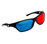 PRECORN 3D Brille rot/Cyan hochwertige 3D Brille (3D-Anaglyphenbrille) für 3D PC-Spiele Filme UVM.