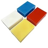 LUMINFLY Snowboard Wax Kit, 4 Stück Set für Schneesport, Multi-Temperatur-Wachsblöcke, je 70.9 g, -30.0 °C bis 20.0 °C Skiausrüstung Pflege