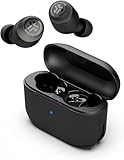 JLab Go Air Pop In Ear Kopfhörer kabellos Bluetooth, True Wireless Kopfhörer, 32+ Std Headphones, kabellose Ohrhörer, Earbuds mit Mikrofon, USB Ladebox, Dual Connect, EQ3 Sound, Schwarz