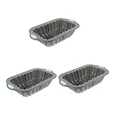 TOPBATHY 3pcs Kuchenform Pergamentpapier Zum Backen Nicht Formen Zum Backen Brotpfanne Mini-laibpfanne Brotform Backen Backformen Brotbackform Backform Für Zu Hause Silikonform Kieselgel