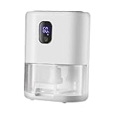kowaku Mini-Luftentfeuchter, 1 l Wassertank, leise, Schlafzimmer-Badezimmer-Luftentfeuchter für Büroküche, LED-Anzeige
