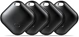 Air Tag Android,Tracker,Bluetooth Smart Tag kompatibel mit Google „Find My Device“ APP (nur Android), Geeignet für Gepäck Koffer, Schlüssel, Rucksäcke, Haustier und andere, Schwarz-4 Packs