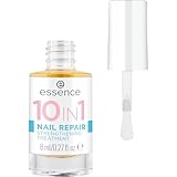 Essence Cosmetics 10IN1 Nail Repair Strengthening Treatment, Nagelhärter, Transparent, volumengebend, stärkend, ohne Mikroplastikpartikel, ohne Konservierungsstoffe, ohne Parfüm, 1er Pack (8ml)