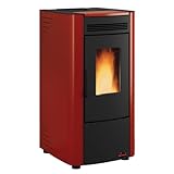 Extraflame 1280212 Ketty EVO 2.0 Pelletofen Bordeaux/A+