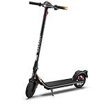 Sharp Core S3 E-Scooter mit Straßenzulassung (8,5' Vollgummireifen, Blinker, bis zu 25km Reichweite & 27% Steigung, IPX4, klappbar, Display, App, USB-Anschluss mit Ladefunktion, Black uvm.)