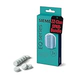 Kompatibel mit Siemens EQ Series Kaffeemaschinen - 10x Reinigungstabletten + 3x Entkalkungstabletten TZ80002A - Reiniger & Entkalker Tabs für Kaffeeautomat