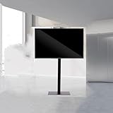 TV Wandhalterung - Universeller Bodenständer for 32-65 Zoll Fernseher, Höhenverstellbarer Vertikaler Monitorständer Mit Doppelhaken-Design, Geeignet for Schlafzimmer Und Wohnzimmer