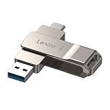 Lexar D40E 64 GB Dual USB 3.2 Gen 1 Type-C Jump Drive, USB-C Flash Drive, Metallgehäuse, Schwenkbares Design, Thumb Drive, Kompatibel Mit iPhone 16