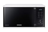 Samsung MS2AK3515AW/EG Mikrowelle, 800 W, 23 ℓ Garraum, 48,9 cm Breite, Quick Defrost, 29 Automatikprogramme, Weiß