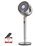 Dreo 20dB leiser Standventilator, 120°+120° Omni-direktionale oszillierende Ventilator, 26M Windentfernung, 1200m³/h Luftvolumen Echt Turbo-Luftzirkulator Fans, 102CM Höhe 3 Modi 8-Geschwindigkeit