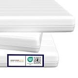 Kaltschaum Topper 5 cm Höhe | Hochwertiger Matratzentopper für alle Matratzen & Boxspringbetten (100x190)