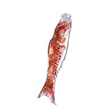 Homoyoyo Karpfen-banner Bronzieren Wanddekoration Festival Fischfahnen- Zum Aufhängen Dekorationen Fisch Zeichen Fisch Windsack Hängend Japanische Fischflagge Wandhängedekoration Rot