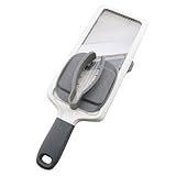 TAODAN Multifunktionaler Gemüseschneider, 1 mm/2 mm/3 mm, Scheibendicke, Kartoffelschneider, Obstschneider, verstellbare Edelstahlklinge
