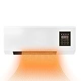 WANDHEIZUNG - Tragbare elektrische Tiefkühlung, schlankere Wandheizung | Leise Heizung mit einstellbarem Thermostat, Überhitzungsschutz, Energieheizer für Groß und Klein