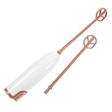 iplusmile Elektrischer Milchpulver Mixer Handmixer mit Abnehmbarem Rührstab Multifunktionaler Rührer für Milchpulver Kaffee Tee und Proteinshakes Batteriebetrieben für Junge