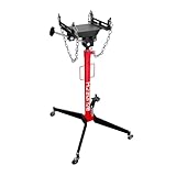BOUDECH Hack Hydraulischer Getriebeheber für Gruben Max 500 kg Höhe 210 cm für Getriebe Auto mit Stahlrädern rot