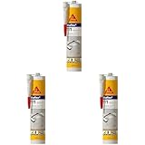 Sika – Montageklebstoff – Sikaflex-111 Stick &Seal Weiß – geeignet für Dämmstoffe wie EPS und XPS – elastisch – witterungsbeständig – 290 ml (Packung mit 3)