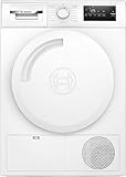 Bosch WTN83203, Serie 4, Kondenstrockner, 8 kg, Auto Dry: optimale Trocknung, Anti-Vibration-Design: mehr Standfestigkeit, Rekordverdächtig schnell, Sensitive-Drying-System