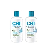 CHI HYDRATECARE Feuchtigkeitsshampoo & -conditioner Set - 355ml Jedes - Intensive Hydratation und Pflege für Trockenes Haar, Sulfatfrei