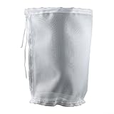 Vilgftyiet Teichfilter Nylon Netzfiltertasche Mehrzweck-Filtertasche mit Kordelzug für Aquarium-Wasserfiltersystem 100/200/300 Mesh (200 Mesh)