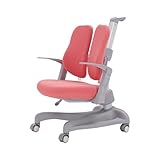 Lernstühle für Kinder Kinderschreibtischstuhl, höhenverstellbarer Stuhl, ergonomischer Stuhl, Kinderbürostuhl, Kindercomputerstuhl, geeignet for Familien, Schulen und Büros Schreibarbeitsstuhl(Red)