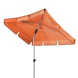 Doppler Active – Rechteckiger Sonnenschirm für Balkon und Terrasse – Knickbar – 180x120 cm – Terra Cotta