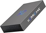 HURRICANE Externe Festplatte 2TB 3,5 Zoll USB-C – Desktop HDD mit Netzteil & Aluminiumgehäuse – kompatibel mit Windows, Mac, Linux, PS4, PS5, Xbox Speicherlaufwerk