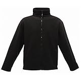 Regatta Thor 350 Herren-Fleecejacke mit durchgehendem Reißverschluss, Größe XS, Schwarz