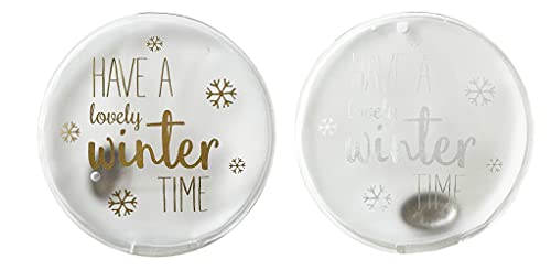 Taschenwärmer Winter Time, 2er Set - Wichtelgeschenk, Handwärmer, Taschenheizkissen