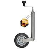 The Drive | Stützrad 150kg | für PKW Anhänger | Rohrdurchmesser Ø 48mm | mit Klemmhalter | Bugrad | Laufrad