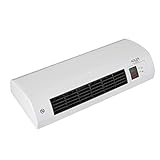 CAMRY AD 7714 Adler Keramik-Wandheizlüfter, Sensor für Offenes Fenster, Wochenzeitschaltuhr, Digitaler Thermostat 7-38 °C, Ventilatorfunktion, Fernbedienung, 2200 W, Kunststoff, Weiß