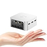 ACEMAGICIAN Mini PC Шin11 Pro,8GB LPDDR5 RAM 256GB M.2 SSD,Dual LAN,Ιntel Alder Lake-Ν95 (bis zu 3,4 GHz) Micro Desktop-PC 4K HDMIx 3 für Business|Schule|Büro