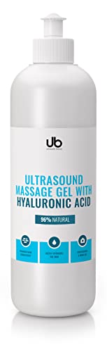 UB Gel - Hyaluron Ultraschallgel Für Ultraschallgerät – Naturel- Ultraschall Massage 500 mL
