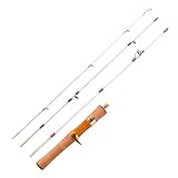 XUMKFJRE Mini Meeresangelrute Angelrute Superweiche und ultraleichte 1,4 m Lange tragbare Reise-Fiberglas-Forellenrute mit Vier Abschnitten FüR FlüSse Seen Und Ozeane(Casting 140cm)