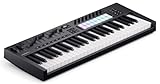 Novation Launchkey 49 [MK4] – USB/MIDI-Controller-Keyboard mit 49 halb gewichteten Tasten und DAW-Integration. Akkord-/Skalenmodi, 8 Drum-Pads und Arpeggiator. Inkl. Musikproduktions-Software-Bundle