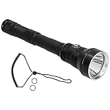 XHP70.2 LED Tauchlampe IPX8 wasserdicht 80 m unter Wasserzack 8000 lm Starkes Lichttauchlicht zum Tauchen Camping -Wanderfischerei Schwarz Luftfahrt Magnesium Aluminiumlegierung