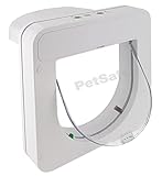 PetSafe Petporte smart flap Mikrochip Katzenklappe, Automatischer Zugang mit Chip-Erkennung, Für Katzen bis 7 kg