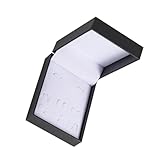 ERRORY Manschettenknopf-Behälter mit unterteilten Fächern für Ringorganisation und Schutz, Herren-Accessoire-Halter, Hochzeitsgeschenk, Manschettenknopf-Präsentationsbox